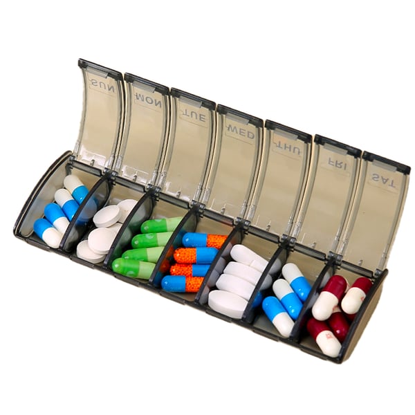Smidig Dosett - Medicinlåda med 7 Fack