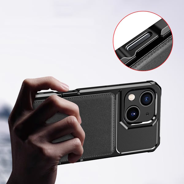 iPhone 13 Mini Card Case - Anti-halk & Trådlös Laddning