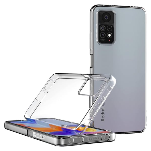 Redmi Note 11 Pro 5G - Transparent Silikonskal med Perfekt Passform