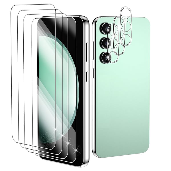 2-PACK HGalaxy A55 5G ärdat Glas Skärmskydd + Kameraskydd 0,3mm