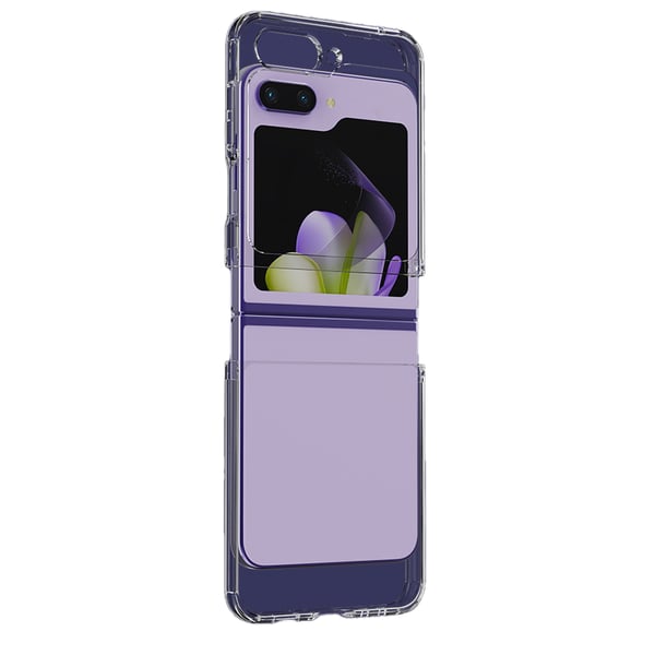 Galaxy Z Flip 5 - Genomskinligt silikonfodral