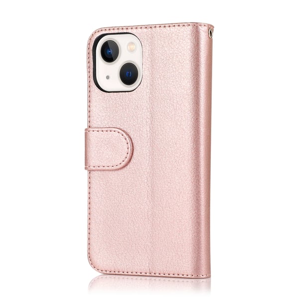 iPhone 15 Plånboksfodral med dragkedja - Praktiskt Flip-fodral