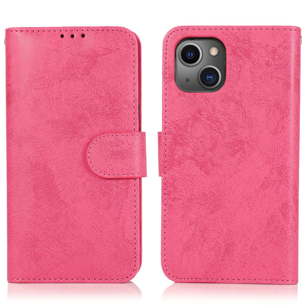 iPhone 15 - Plånboksfodral i Flera Färger med 3-kortfack