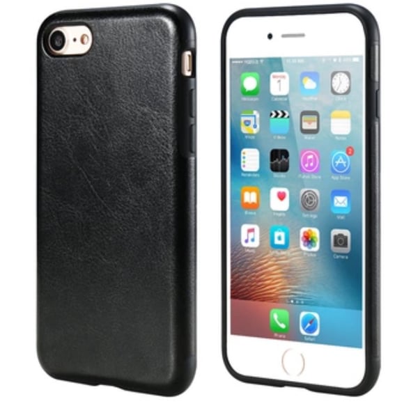 iPhone 8 Plus - Exklusivt Stilrent läder skal från Crazy Horse