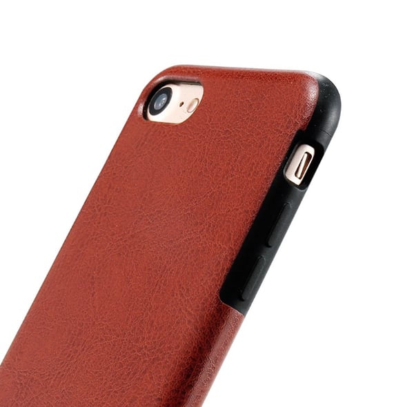 iPhone 8 Plus - Stilrent Exklusivt läder skal från Crazy Horse