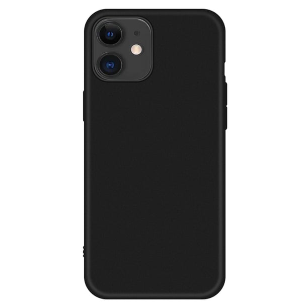 iPhone 12 - Mattbehandlat Silikonskal & Mjukt Skärmskydd
