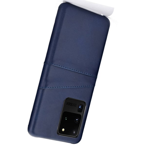 Samsung Galaxy S20 Ultra - Genomtänkt Skyddsskal med Kortfack