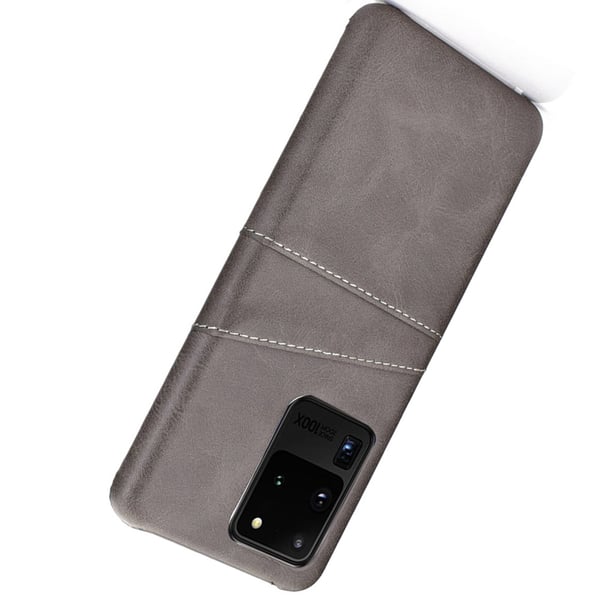 Samsung Galaxy S20 Ultra - Genomtänkt Skyddsskal med Kortfack