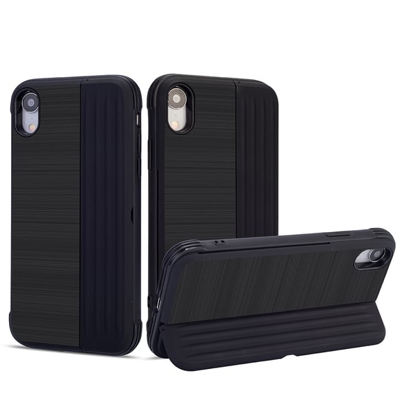Klassiskt Skal med korthållare från LEMAN - iPhone XS Max