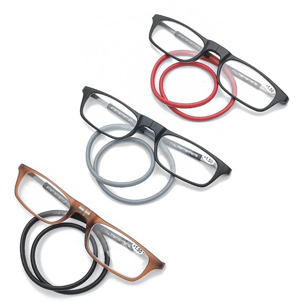 Magnetiska Läsglasögon med Senilsnöre UNISEX (+1.0-+3.5)