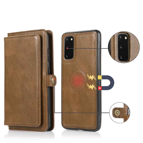 Samsung Galaxy S20 Plus - Professionellt Dubbelt Plånboksfodral