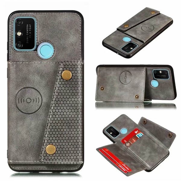 Samsung Galaxy A21S - Effektfullt Skal med Korthållare