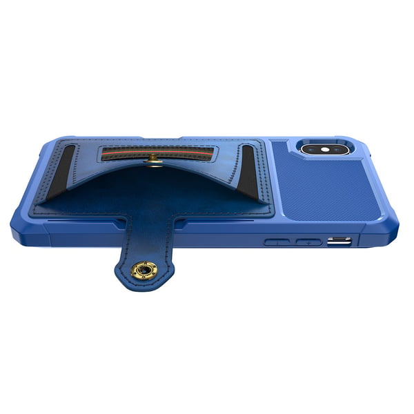 iPhone XS Max - Professionellt Stilsäkert Skal med Kortfack