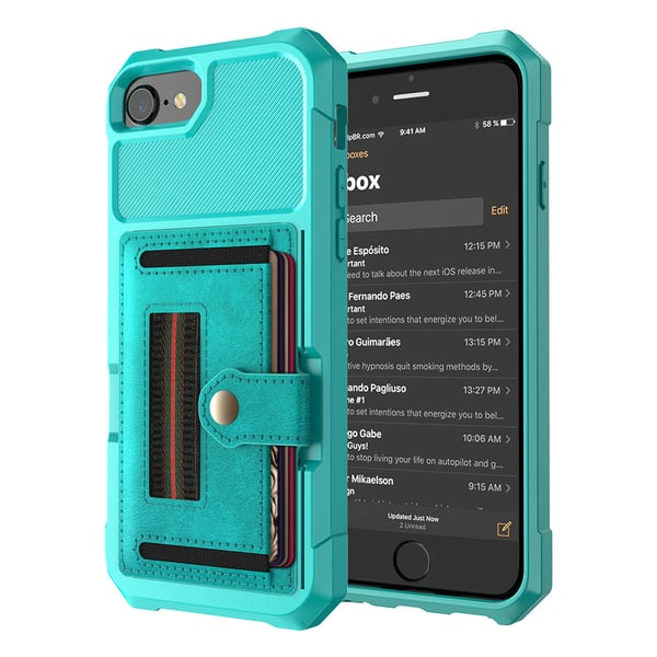 iPhone 7 - Genomtänkt Skal med Kortfack