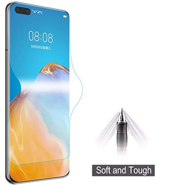 Huawei P40 Mjukt Skärmskydd PET 9H 0,2mm