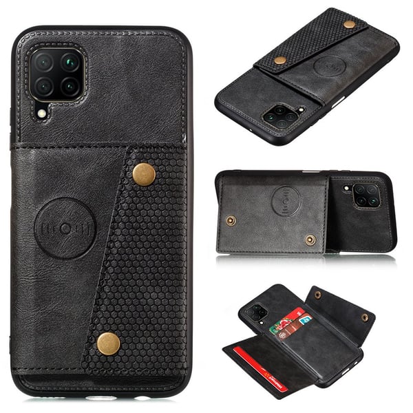 Samsung Galaxy A22 4G - Stilrent & Praktiskt Skal med Korthållare
