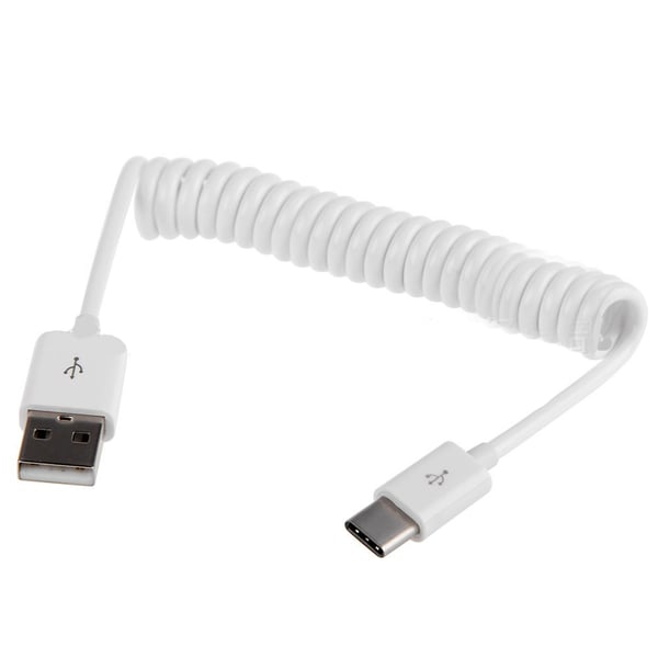 Praktiskt USB till Type-C Fjäder Laddningskabel