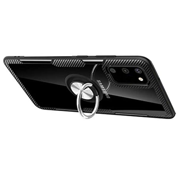 Genomtänkt Skal med Ringhållare - Samsung Galaxy S20