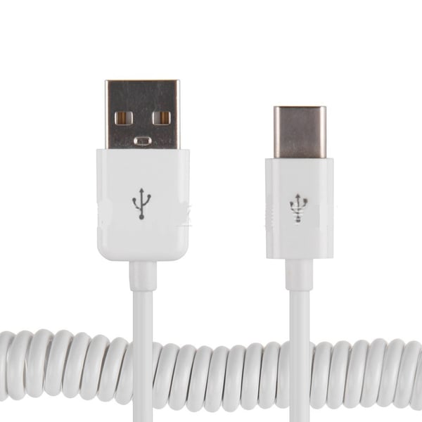 Praktiskt USB till Type-C Fjäder Laddningskabel