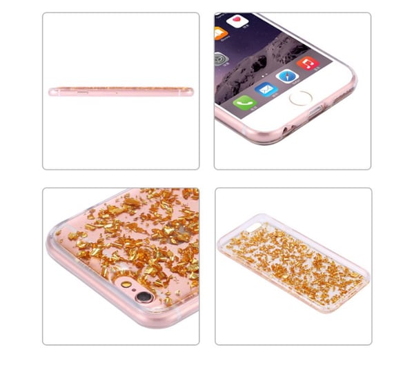 iPhone 6/6S - Elegant Stilrent Robust Crystal-flake skal FLOVEME