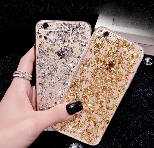iPhone 6/6S - Elegant Stilrent Robust Crystal-flake skal FLOVEME