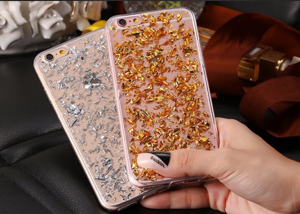 iPhone  6/6S - Exklusivt Elegant Crystal-flake skal FLOVEME