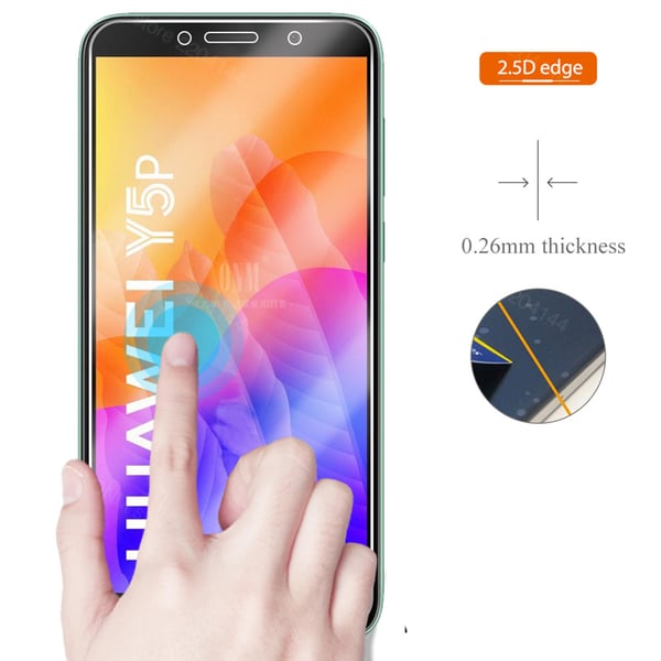 Huawei Y5p 3-PACK Standard Skärmskydd 9H 0,3mm HD-Clear