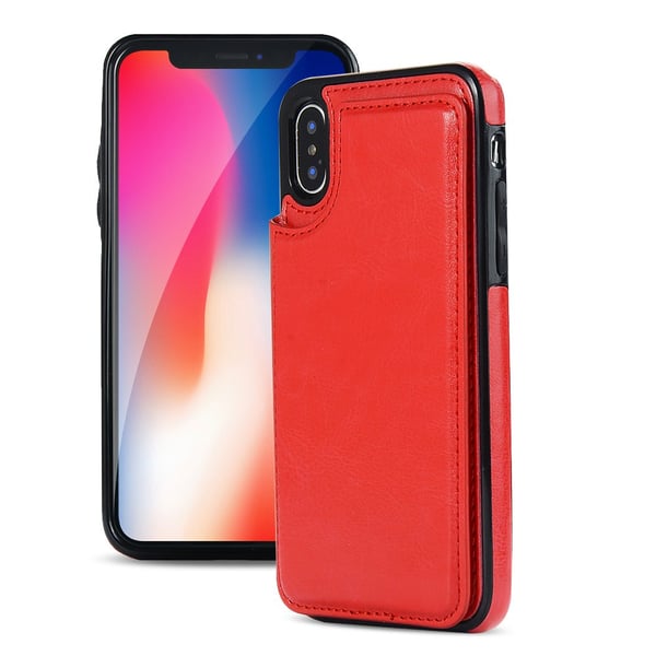 Praktiskt Skal med Kortfack iPhone XR (NKOBEE)