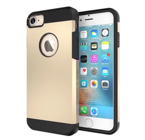 Exklusiv Stilren Händig Hybrid Armor Skal - iPhone 7 FLOVEME