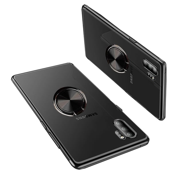 Skyddande Silikonskal med Ringhållare - Samsung Galaxy Note10+