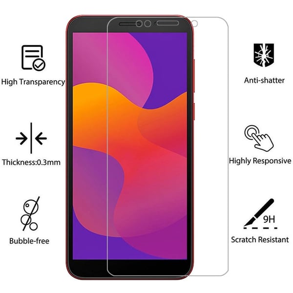 Huawei Y5p 3-PACK Standard Skärmskydd 9H 0,3mm HD-Clear