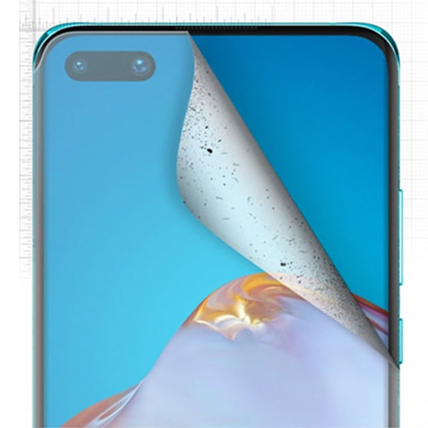 Huawei P40 2-PACK Mjukt Skärmskydd PET 9H 0,2mm