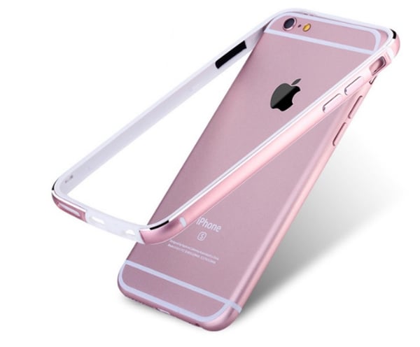 iPhone 7 PLUS - Stilren Bumper i Aluminium och Silikon