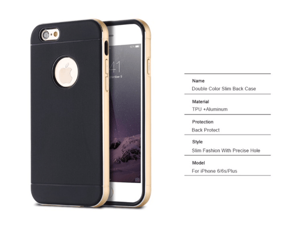 iPhone 6/6S - Stöttåligt Skal NANO-HYBRID