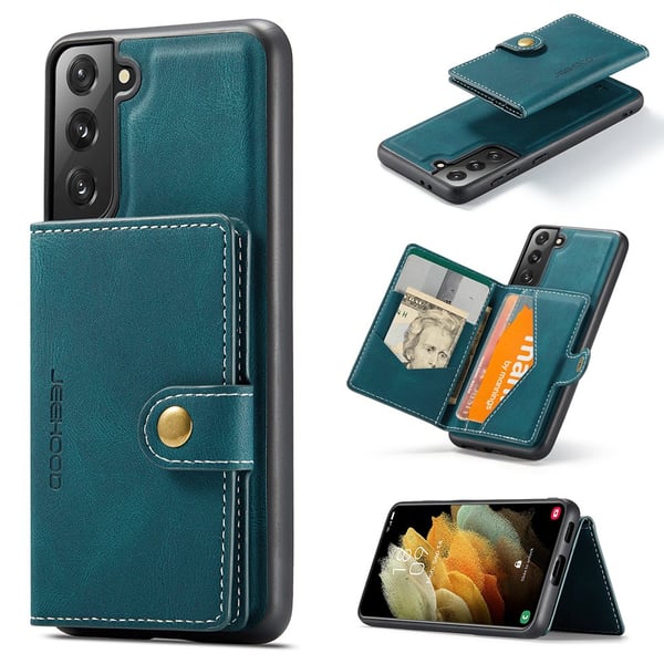 Samsung Galaxy S21 - Elegant Skyddsskal med Kortplatser