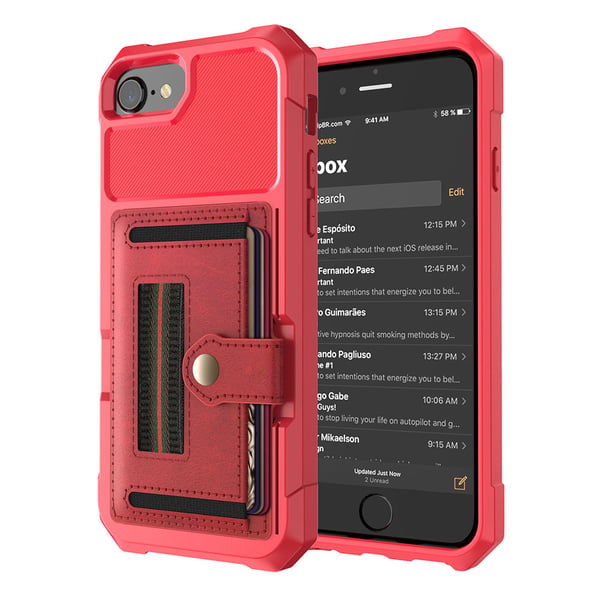 Stilrent Skal med Kortfack - iPhone SE 2022