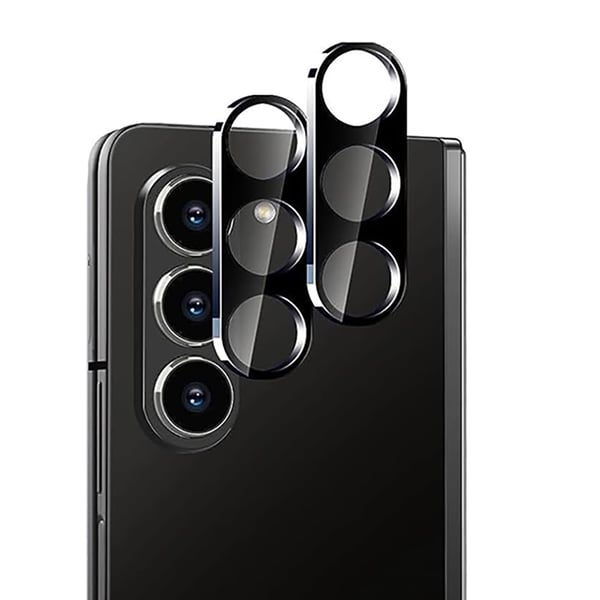 Samsung Galaxy Z Fold 7 Linsskydd Transparent Svart Ram