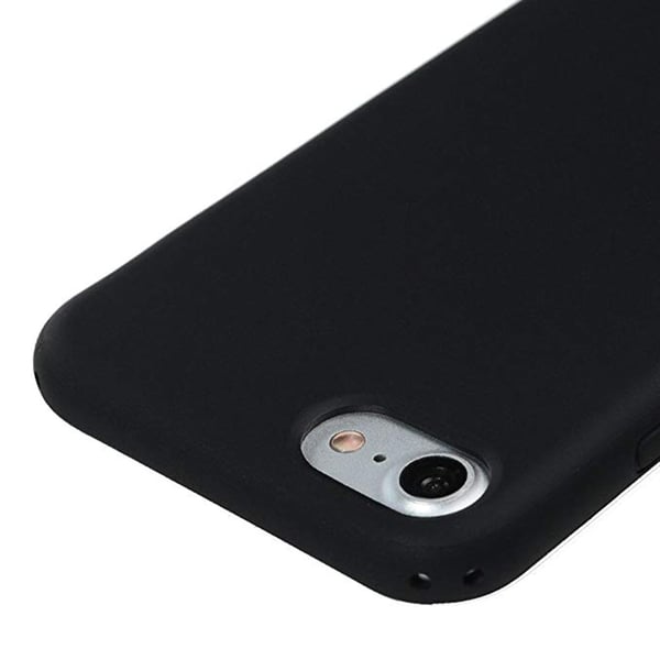 iPhone 7 - Mattbehandlat Silikonskal & Mjukt Skärmskydd