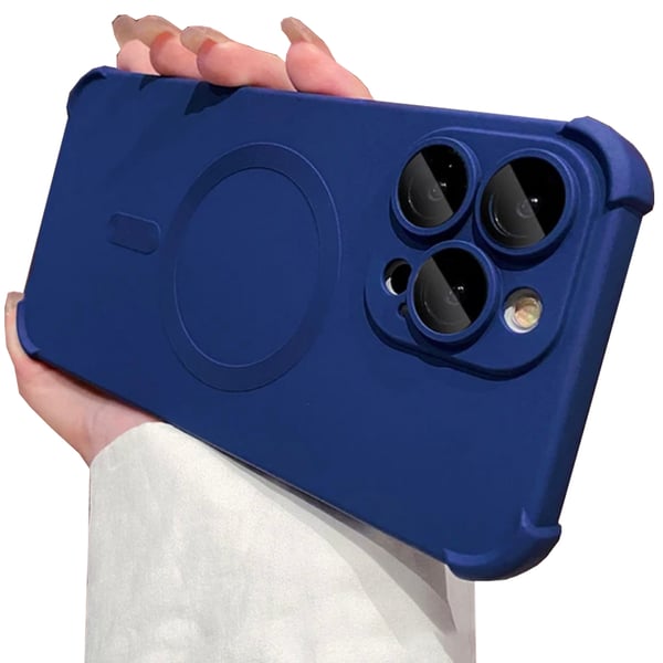 iPhone 14 Pro -  Silikonskal med Magnetiskt Stötskydd