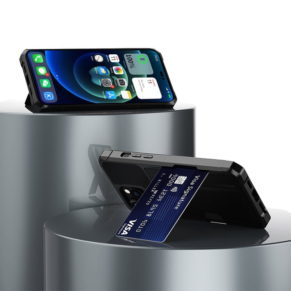 iPhone 14 Pro Max Kortfodral - Skydda och Förvara Kort i Ett