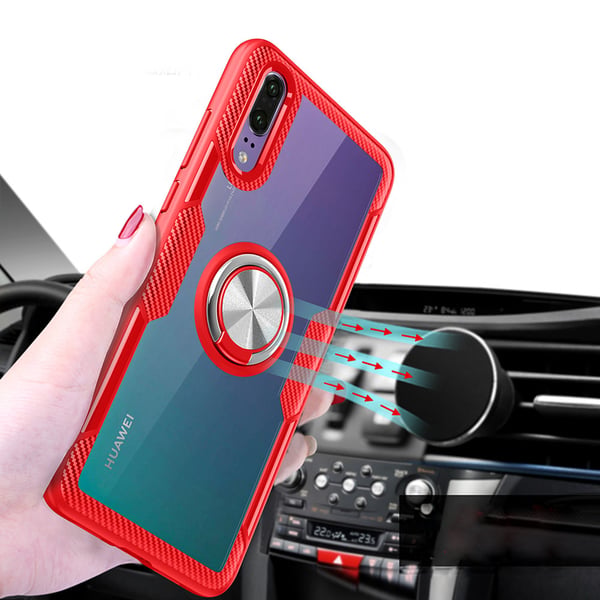 Praktiskt Skal med Ringhållare (NANO) - Huawei P20