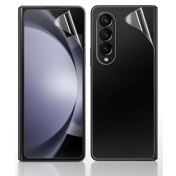 Samsung Galaxy Z Fold 7 Transparent Skärmskydd Fram & Bak 0,3mm