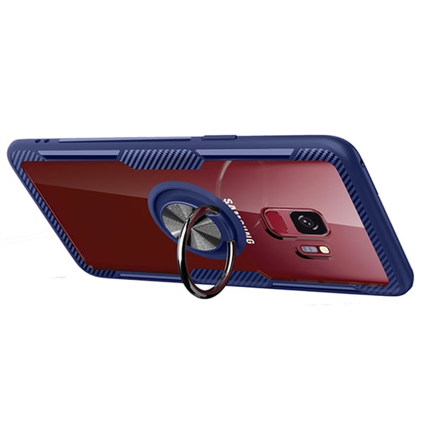 Samsung Galaxy S9+ - Stilsäkert Skal med Ringhållare