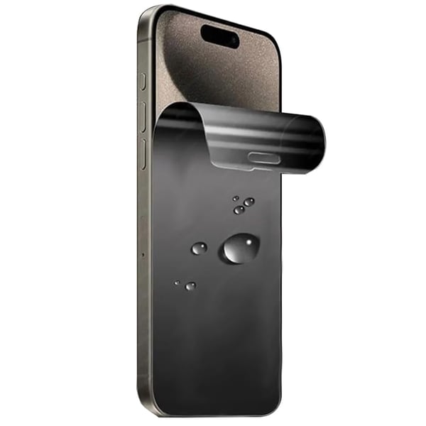 iPhone 15 Pro Max Integritetsskyddande Hydrogel Mjuk skärmskydd