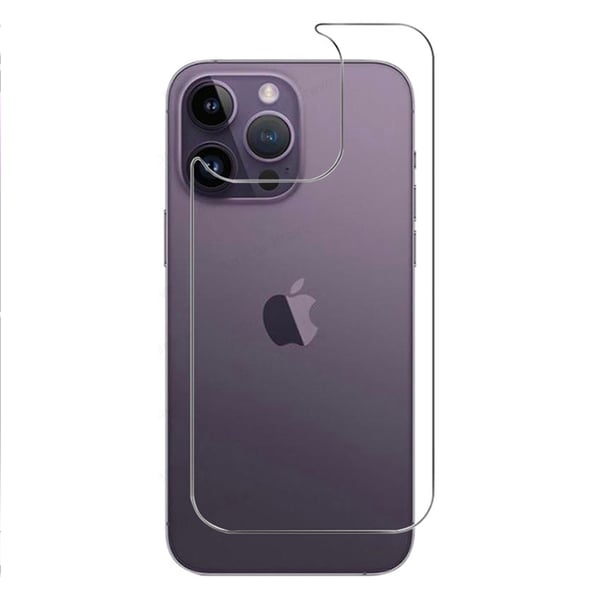3-PACK iPhone 14 Pro Max Baksida Skärmskydd 0,3mm