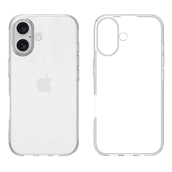 iPhone 16 Skal - Minimalistisk Design, Maximal Säkerhet Transparent Silikonskal