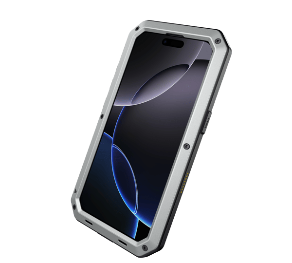 iPhone 16 Pro - Skyddande HEAVY DUTY Aluminium Skal