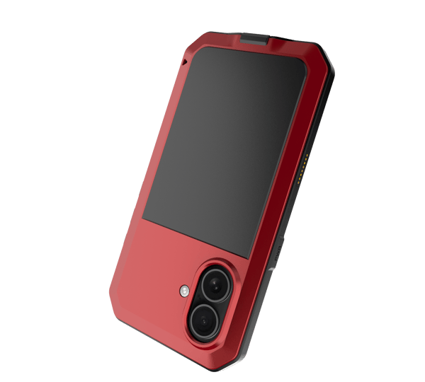iPhone 16 - Skyddande HEAVY DUTY Aluminium Skal
