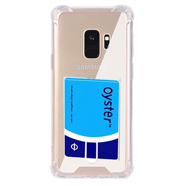 Stötdämpande Skal med Kortfack - Samsung Galaxy S9