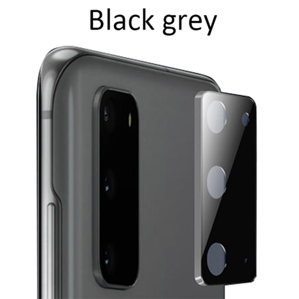 S20 Full Cover Kameralinsskydd i Härdat glas + Titanlegeringsram